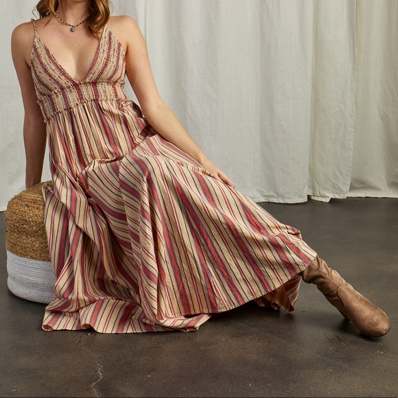 Urban Breeze - Beautiful Stripe Maxi Dress - Picture 5 of 10